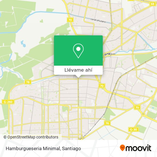 Mapa de Hamburgueseria Minimal