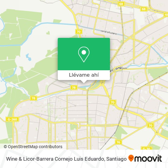 Mapa de Wine & Licor-Barrera Cornejo Luis Eduardo