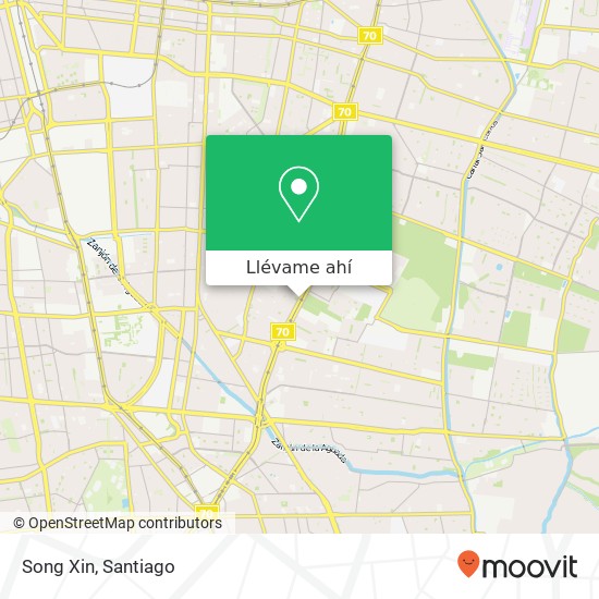 Mapa de Song Xin, Avenida Américo Vespucio 4071 7810000 Alfredo Dünner, Macul, Región Metropolitana de Santiago