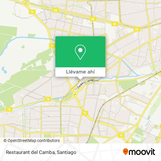 Mapa de Restaurant del Camba