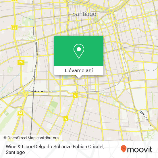 Mapa de Wine & Licor-Delgado Schanze Fabian Crisdel