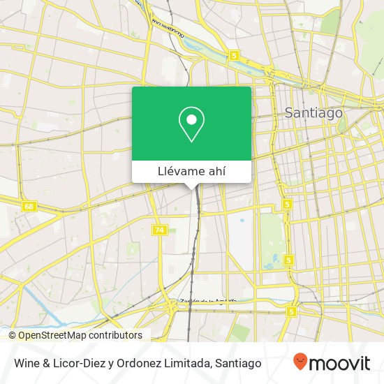 Mapa de Wine & Licor-Diez y Ordonez Limitada