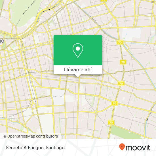 Mapa de Secreto A Fuegos, Avenida Dublé Almeyda 3141 7750000 Ñuñoa, Ñuñoa, Región Metropolitana de Santiago