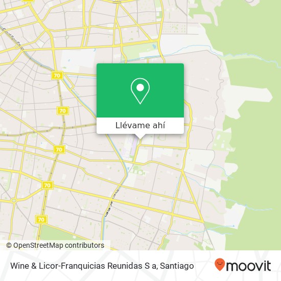 Mapa de Wine & Licor-Franquicias Reunidas S a