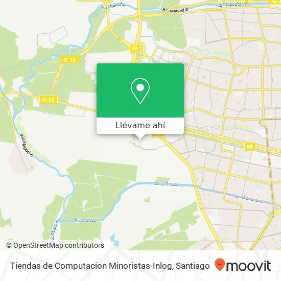 Mapa de Tiendas de Computacion Minoristas-Inlog, Calle Puerto Madero 9691 9020000 Pudahuel, Región Metropolitana de Santiago
