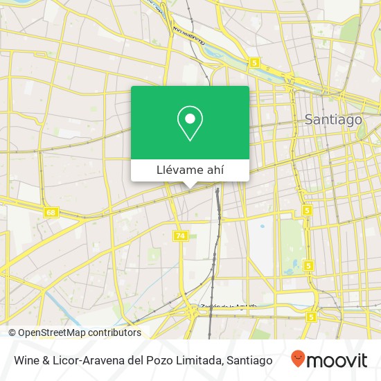 Mapa de Wine & Licor-Aravena del Pozo Limitada