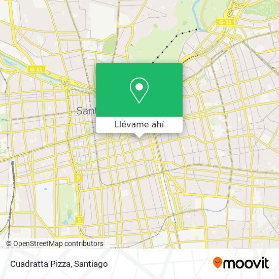 Mapa de Cuadratta Pizza