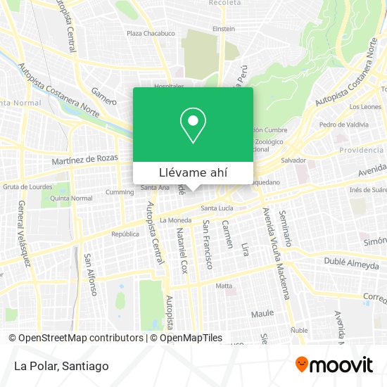 Cómo llegar a La Polar en Santiago en Micro o Metro?