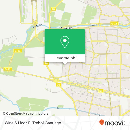 Mapa de Wine & Licor-El Trebol
