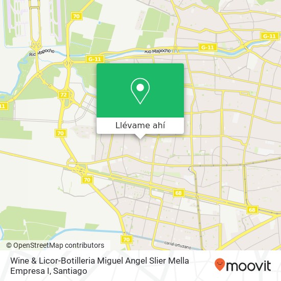 Mapa de Wine & Licor-Botilleria Miguel Angel Slier Mella Empresa I