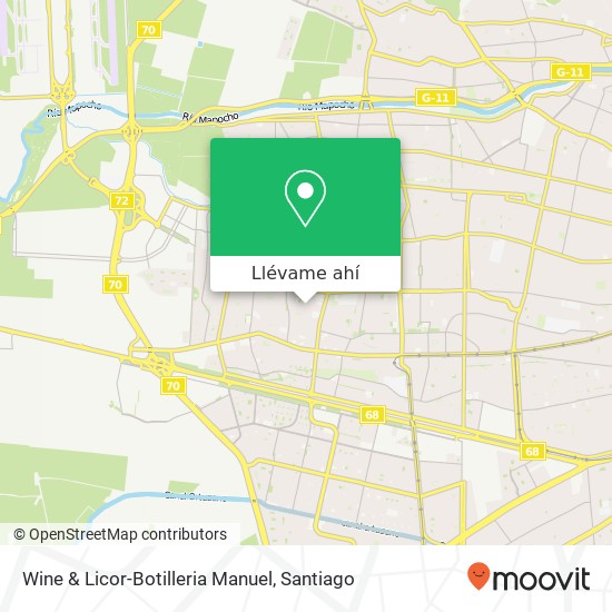 Mapa de Wine & Licor-Botilleria Manuel