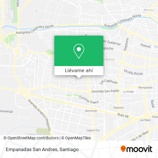 Mapa de Empanadas San Andres