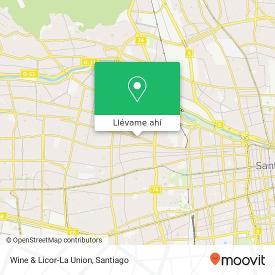 Mapa de Wine & Licor-La Union