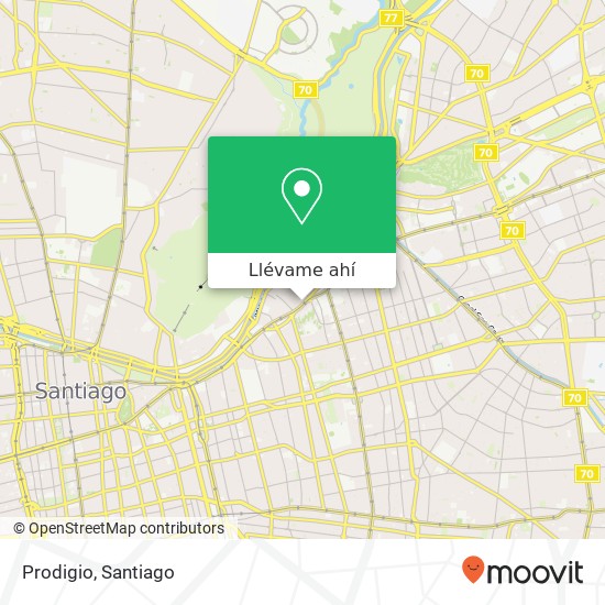 Mapa de Prodigio, Calle Padre Maríano 10 7500000 Tajamar, Providencia, Región Metropolitana de Santiago