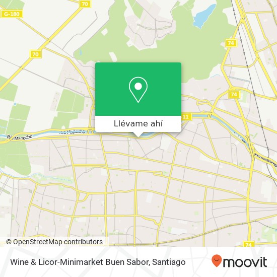 Mapa de Wine & Licor-Minimarket Buen Sabor