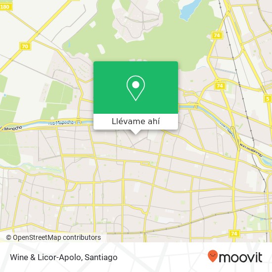 Mapa de Wine & Licor-Apolo