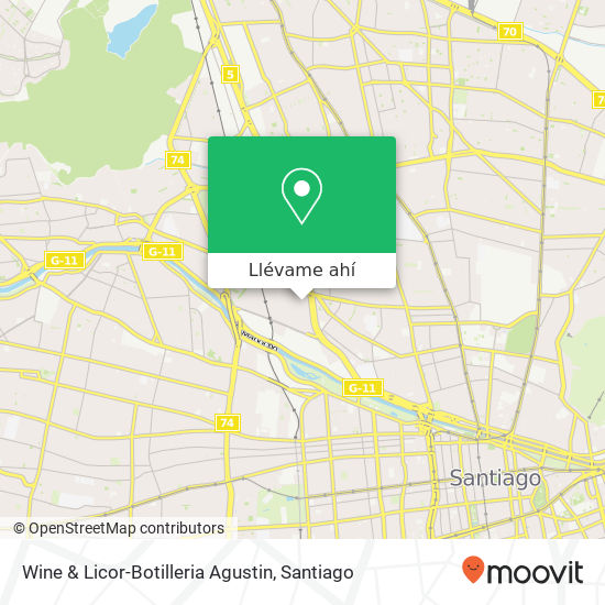 Mapa de Wine & Licor-Botilleria Agustin