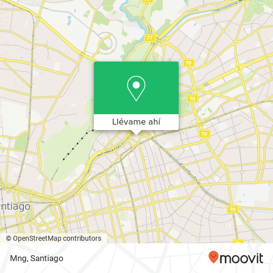 Mapa de Mng, Calle Nueva Tobalaba 7500000 Tajamar, Providencia, Región Metropolitana de Santiago