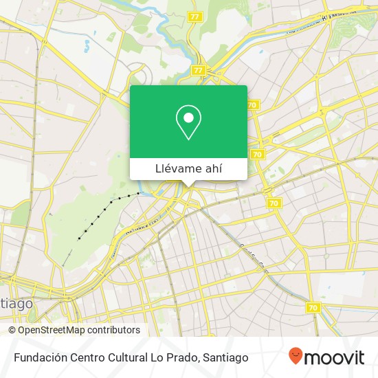 Mapa de Fundación Centro Cultural Lo Prado