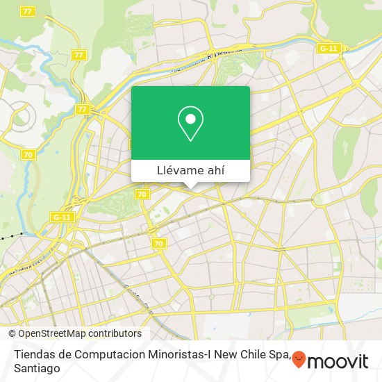 Mapa de Tiendas de Computacion Minoristas-I New Chile Spa, Calle Cerro El Plomo 5420 7550000 Las Condes, Las Condes, Región Metropolitana de Santiago