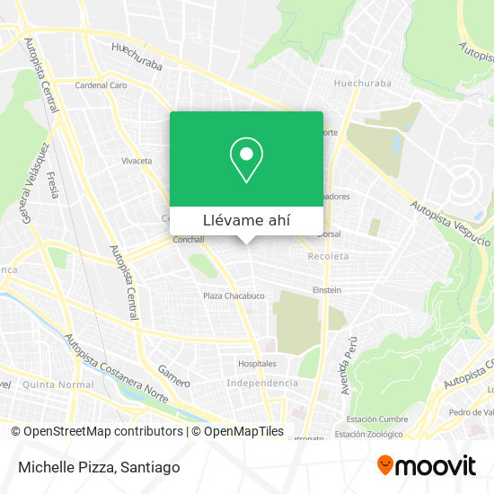 Mapa de Michelle Pizza