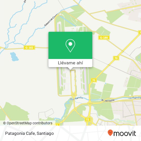 Mapa de Patagonia Cafe, Avenida Armando Cortínez 9020000 Pudahuel, Región Metropolitana de Santiago