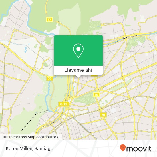 Mapa de Karen Millen, Avenida Nueva Costanera 7630000 Vitacura, Vitacura, Región Metropolitana de Santiago