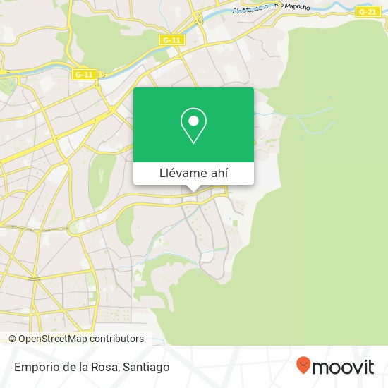 Mapa de Emporio de la Rosa, Camino El Alba 7550000 Las Condes, Las Condes, Región Metropolitana de Santiago