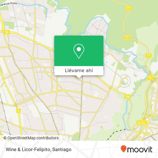 Mapa de Wine & Licor-Felipito