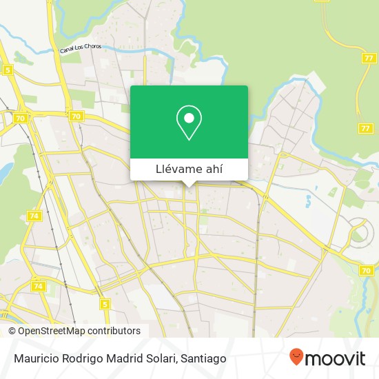 Mapa de Mauricio Rodrigo Madrid Solari