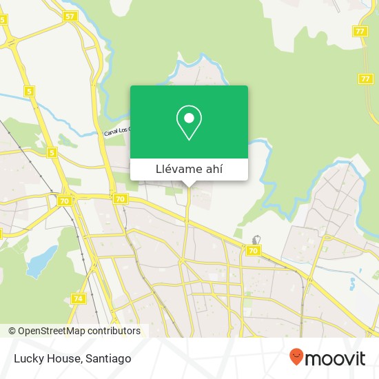 Mapa de Lucky House, Avenida Pedro Fontova 8580000 Huechuraba, Región Metropolitana de Santiago