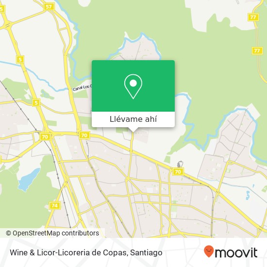 Mapa de Wine & Licor-Licoreria de Copas