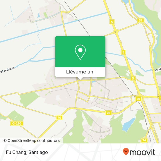 Mapa de Fu Chang, Avenida Lo Marcoleta 8700000 Quilicura, Quilicura, Región Metropolitana de Santiago