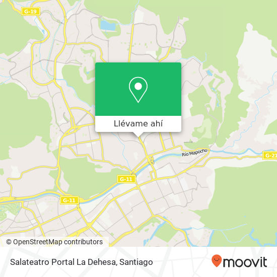 Mapa de Salateatro Portal La Dehesa