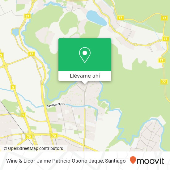 Mapa de Wine & Licor-Jaime Patricio Osorio Jaque