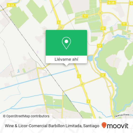 Mapa de Wine & Licor-Comercial Barbillon Limitada