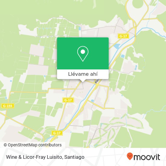 Mapa de Wine & Licor-Fray Luisito