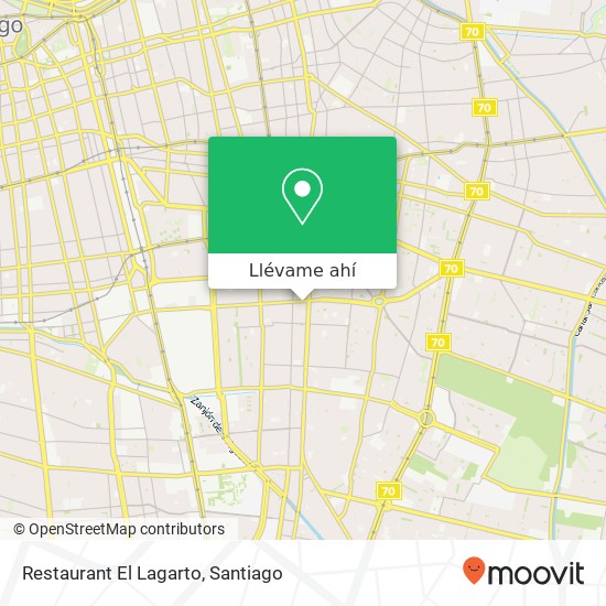 Mapa de Restaurant El Lagarto