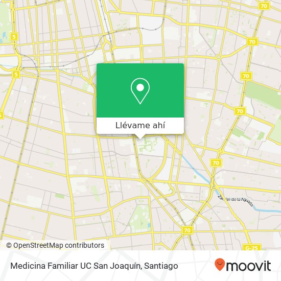 Mapa de Medicina Familiar UC San Joaquín