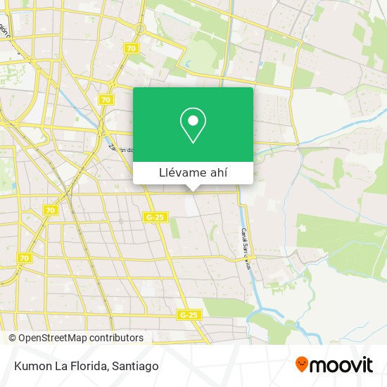 Mapa de Kumon La Florida