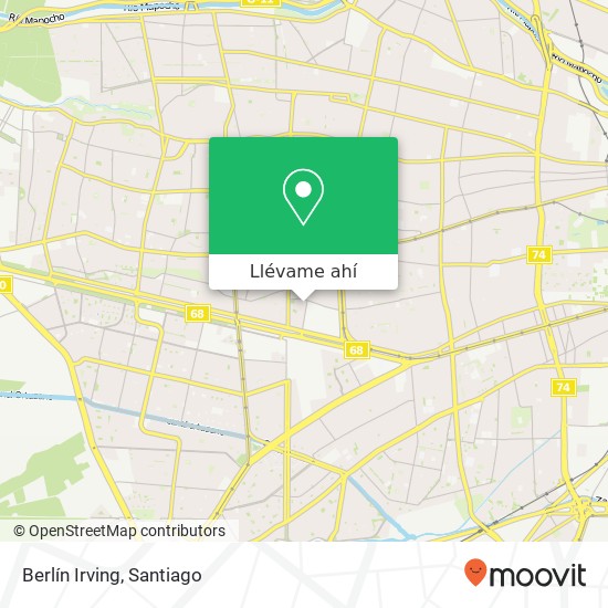 Mapa de Berlín Irving