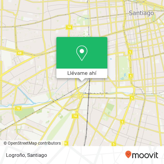 Mapa de Logroño