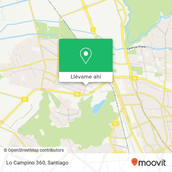 Mapa de Lo Campino 360