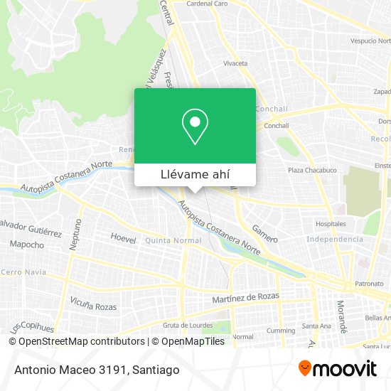 Mapa de Antonio Maceo 3191