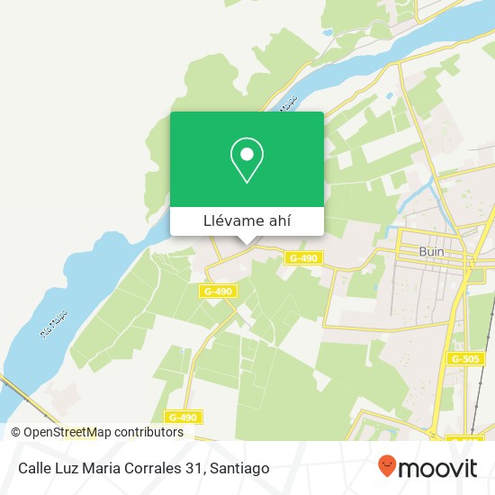 Mapa de Calle Luz Maria Corrales 31