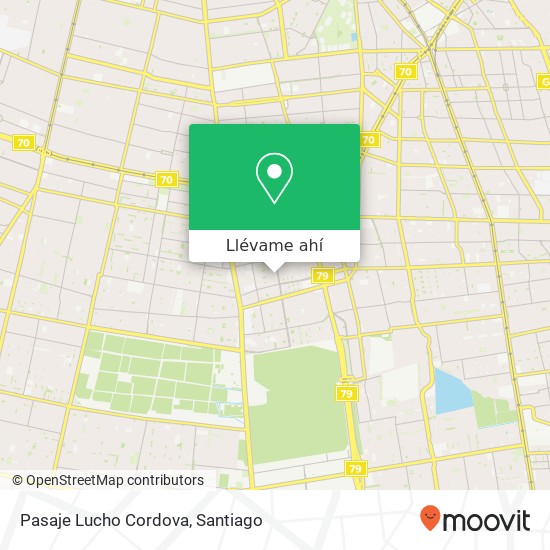 Mapa de Pasaje Lucho Cordova