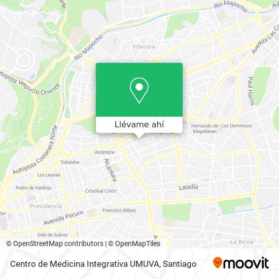 Mapa de Centro de Medicina Integrativa UMUVA