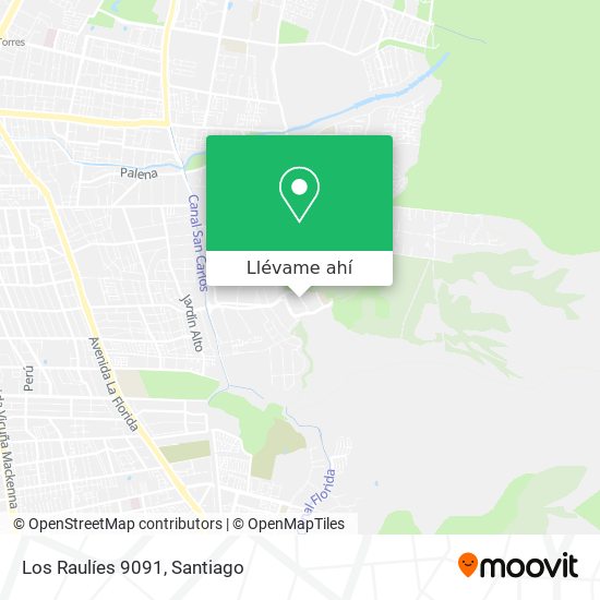 Mapa de Los Raulíes 9091