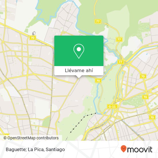 Mapa de Baguette; La Pica