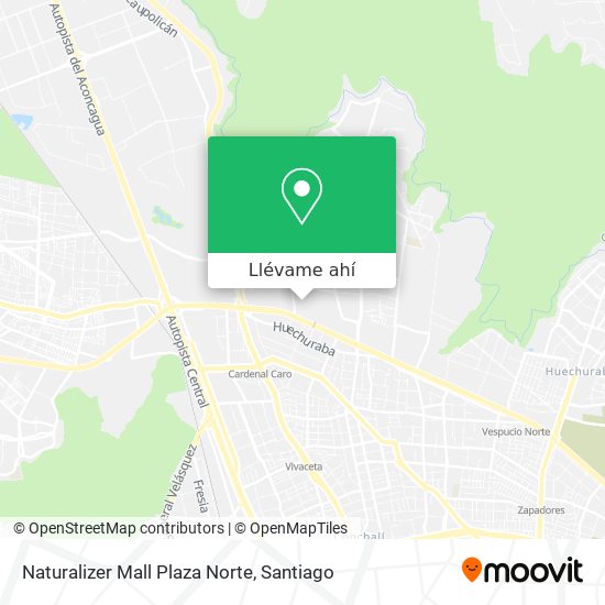 Mapa de Naturalizer Mall Plaza Norte